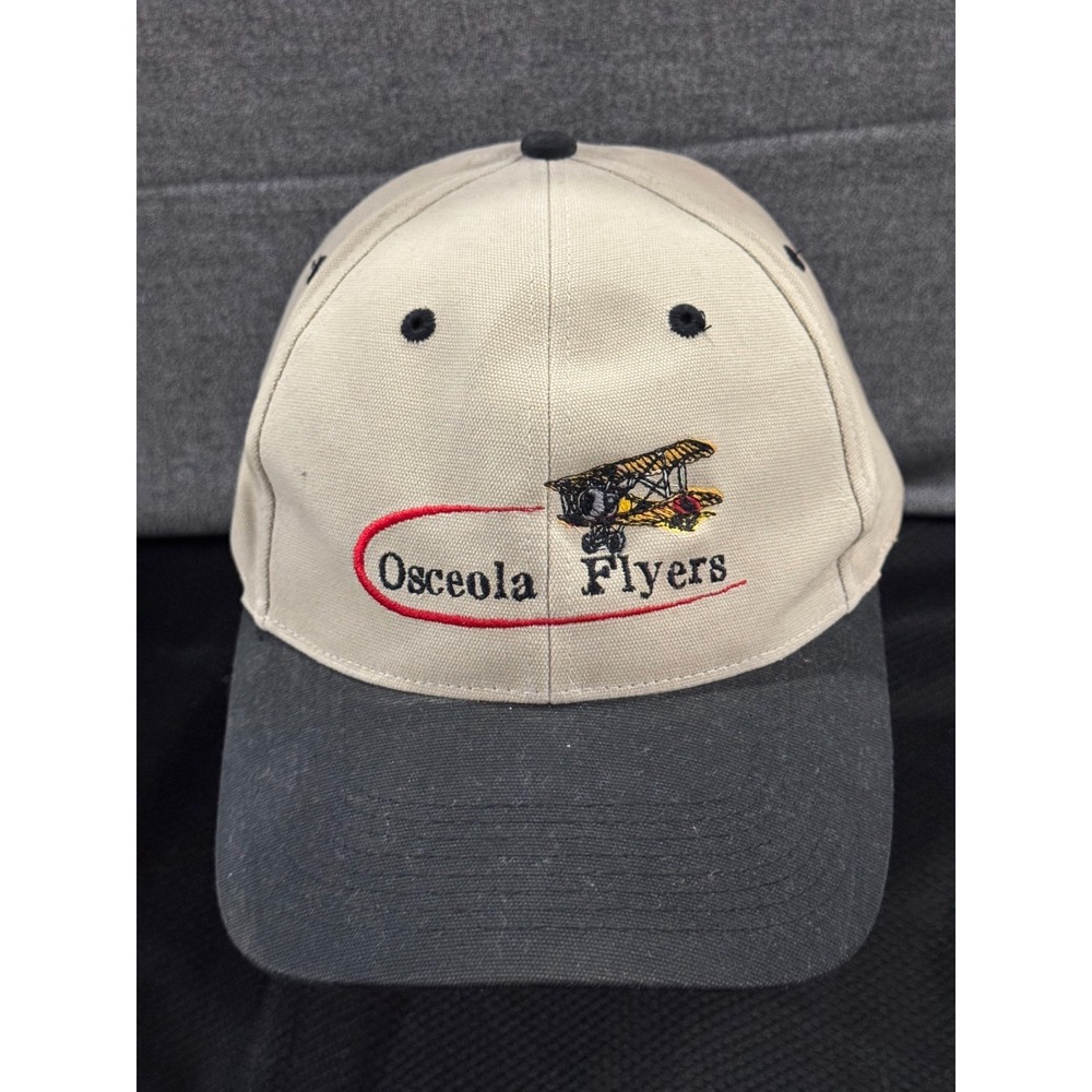 Luna Pier Baseball Cap Men's One Size Beige Black Osceola Flyers Comfortable Hat